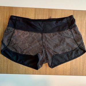Reflective Lululemon Speed Shorts